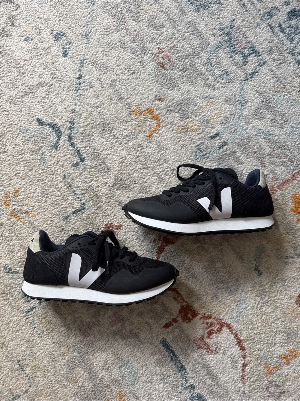 Veja Black and White Sneakers